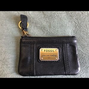 Fossil black wallet